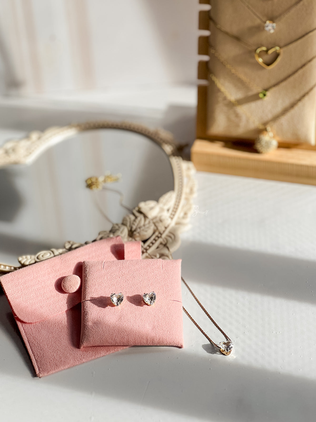 Set Corazón Zirconia