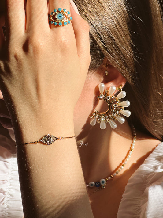 Pulsera Ojo Turco Ajustable