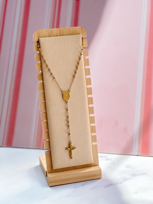 Rosario Grueso Acero ( Unisex )