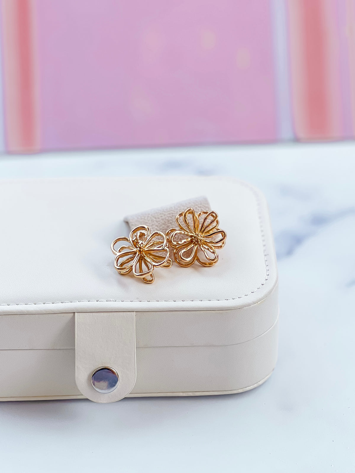 Aritos Flor 3D